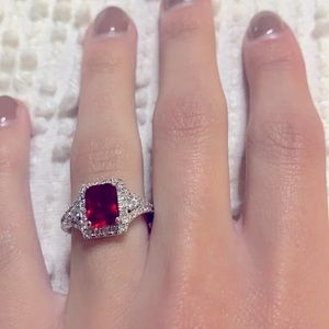 Red Jem Ring